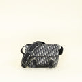 Christian Dior Bicolor Oblique Explorer Buckle Messenger Bag