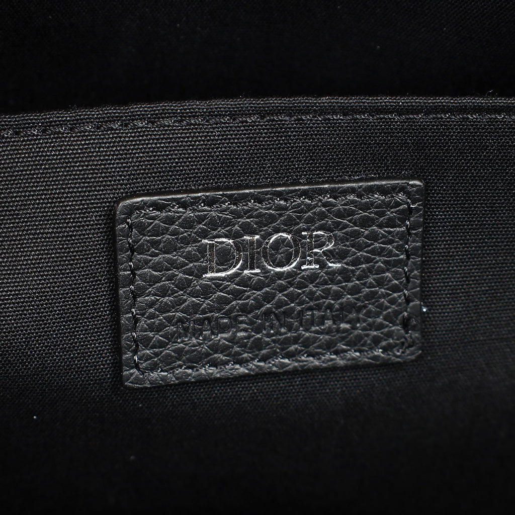 Christian Dior Bicolor Oblique Explorer Buckle Messenger Bag