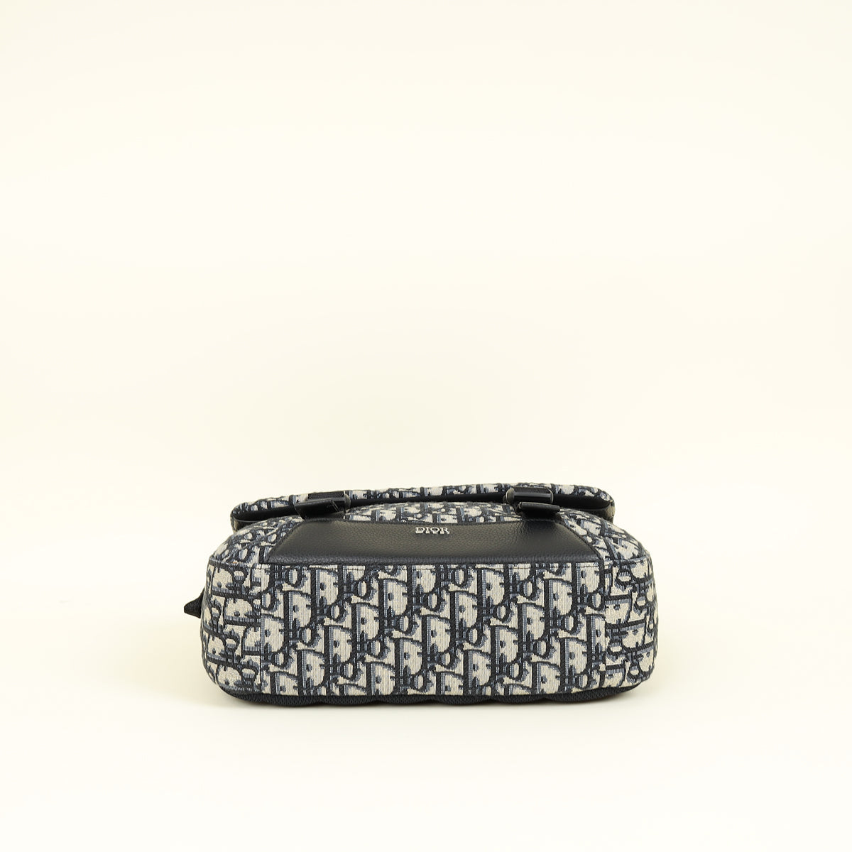 Christian Dior Bicolor Oblique Explorer Buckle Messenger Bag