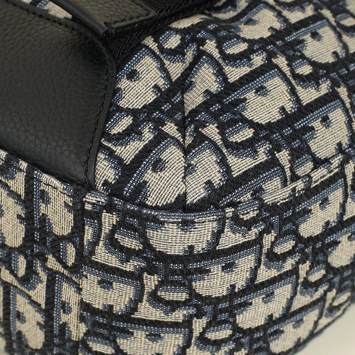 Christian Dior Bicolor Oblique Explorer Buckle Messenger Bag