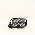 Christian Dior Bicolor Oblique Explorer Buckle Small Messenger Bag