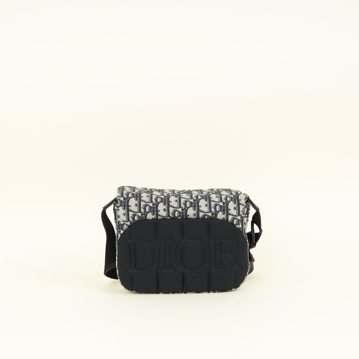 Christian Dior Bicolor Oblique Explorer Buckle Small Messenger Bag