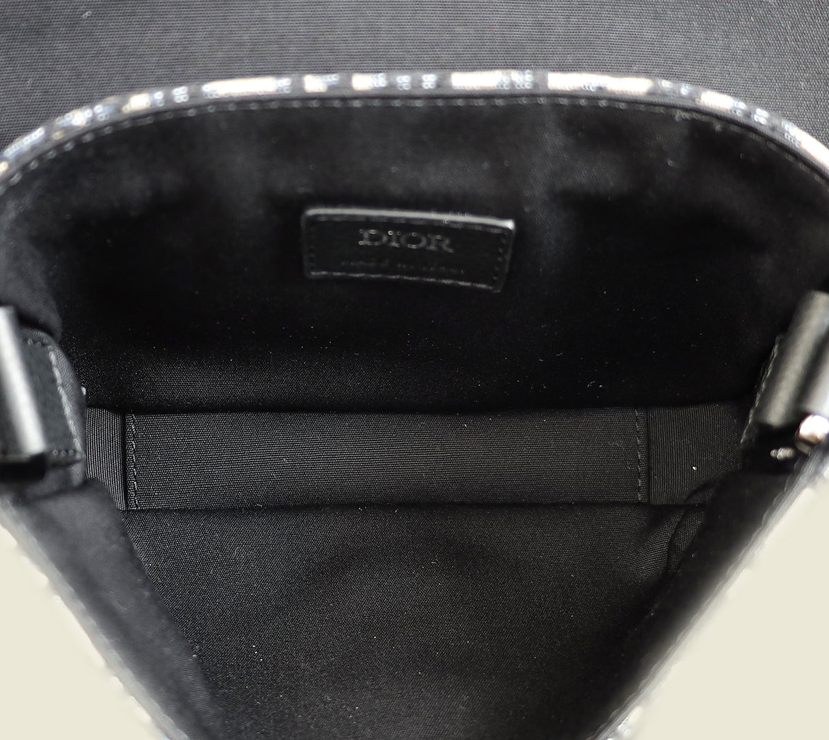 Christian Dior Bicolor Oblique Explorer Buckle Small Messenger Bag
