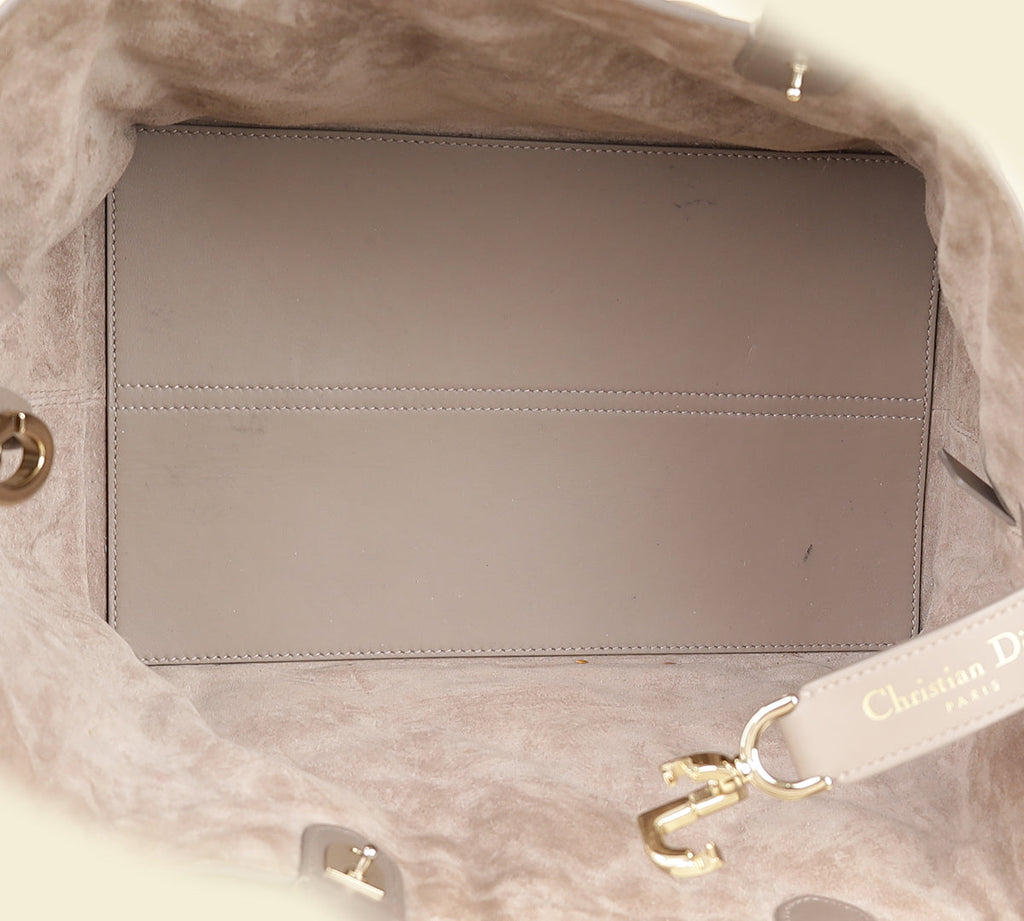 Christian Dior Warm Taupe Medium Dior Toujours Bag