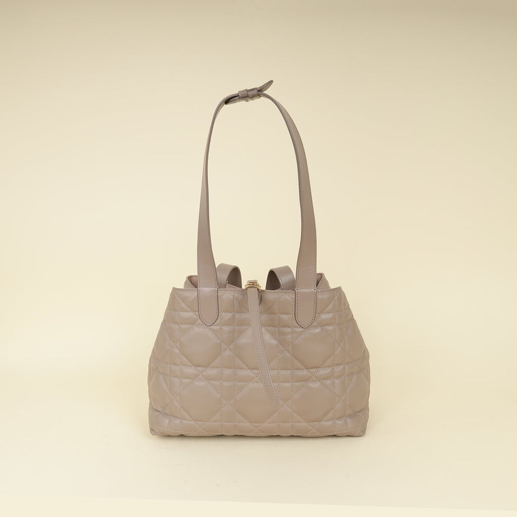 Christian Dior Warm Taupe Medium Dior Toujours Bag