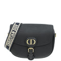Christian Dior Black Bobby Medium Shoulder Bag W/ Adjustabla Strap