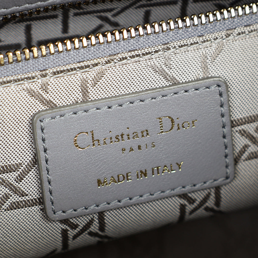 Christian Dior Gray My ABCDior Lady Dior Small Bag