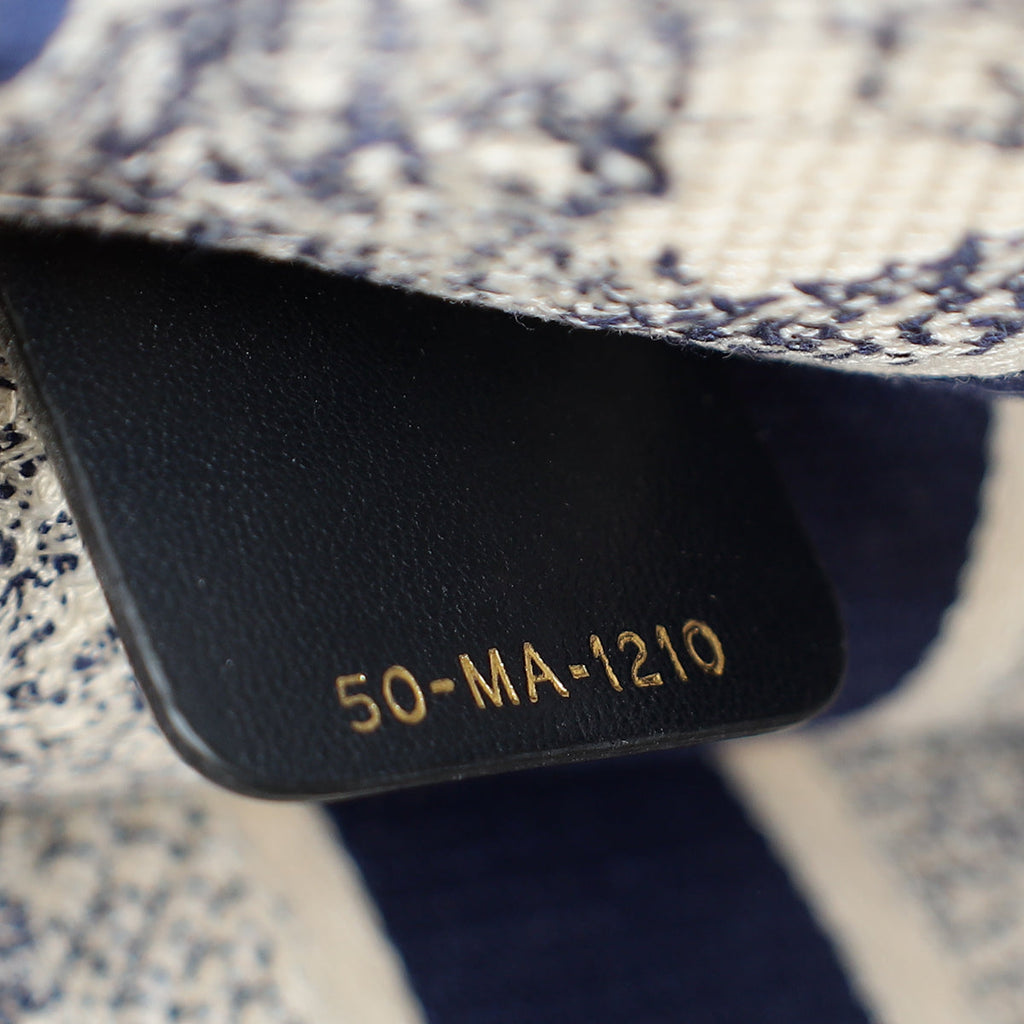 Christian Dior Bicolor Toile de Jouy Mini Book Bag