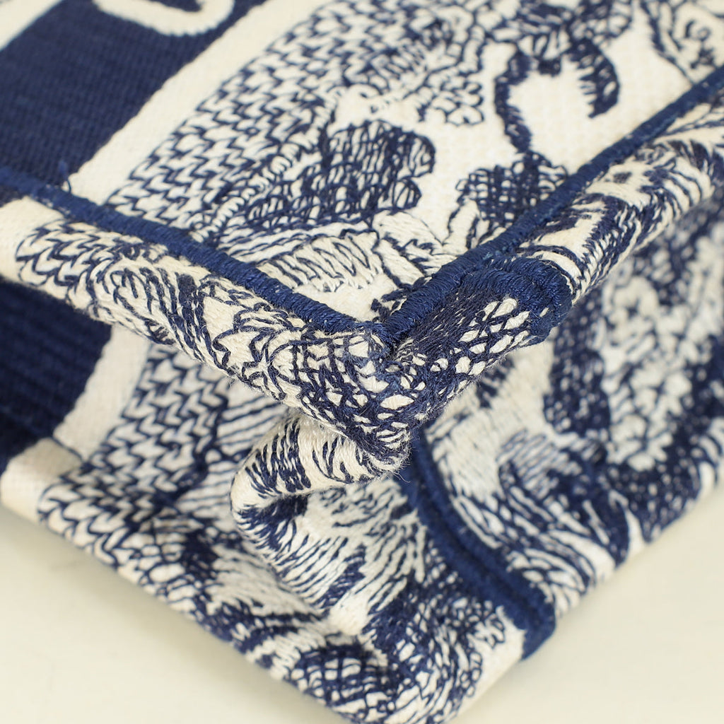Christian Dior Bicolor Toile de Jouy Mini Book Bag