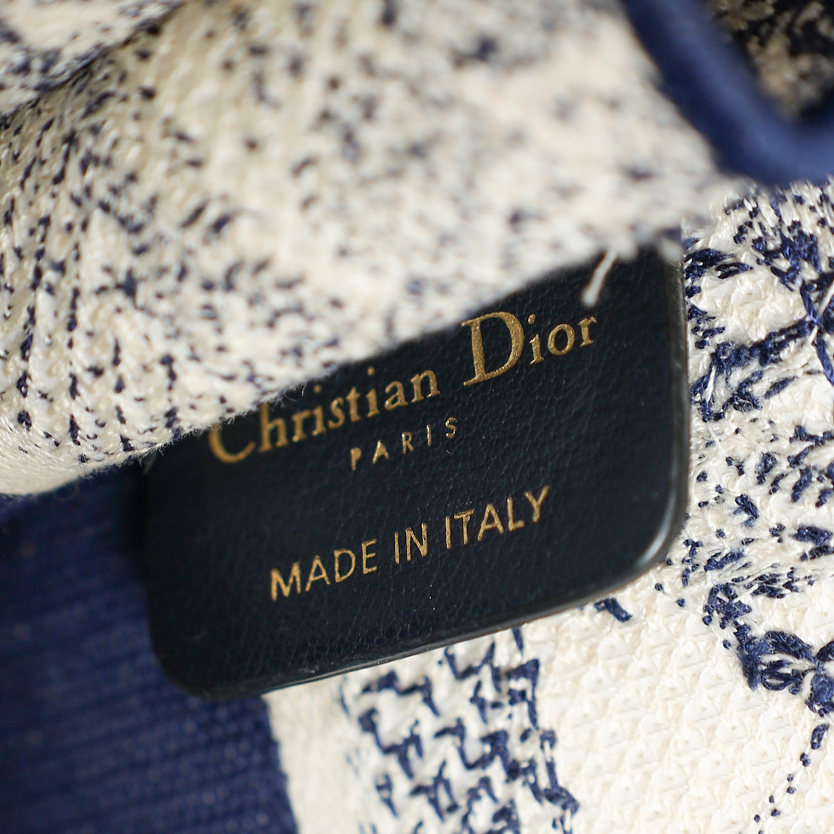Christian Dior Bicolor Toile de Jouy Mini Book Bag