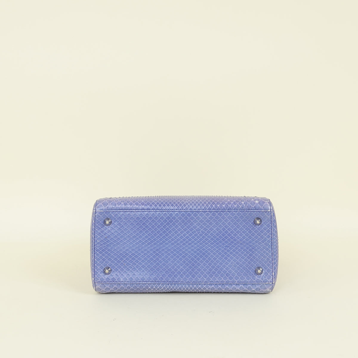Christian Dior Purple Python Lady Dior Medium Bag