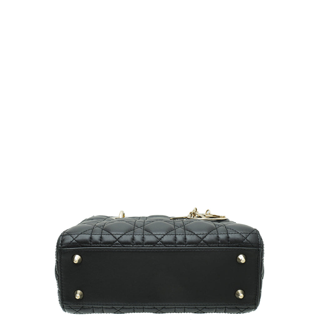 Christian Dior Black Lady Dior Small Bag