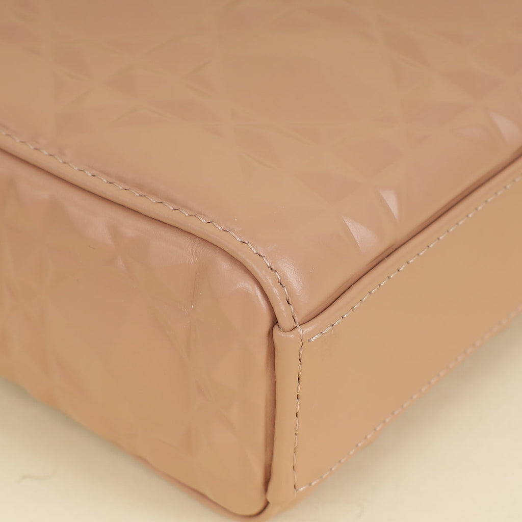 Christian Dior Rose De Vents Lady Dior D-Joy Cannage Diamond Medium Bag