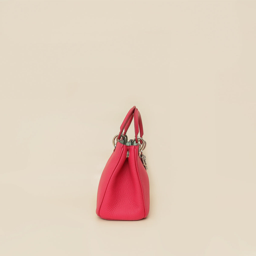 Christian Dior Fuchsia Mini Diorissimo Tote Bag