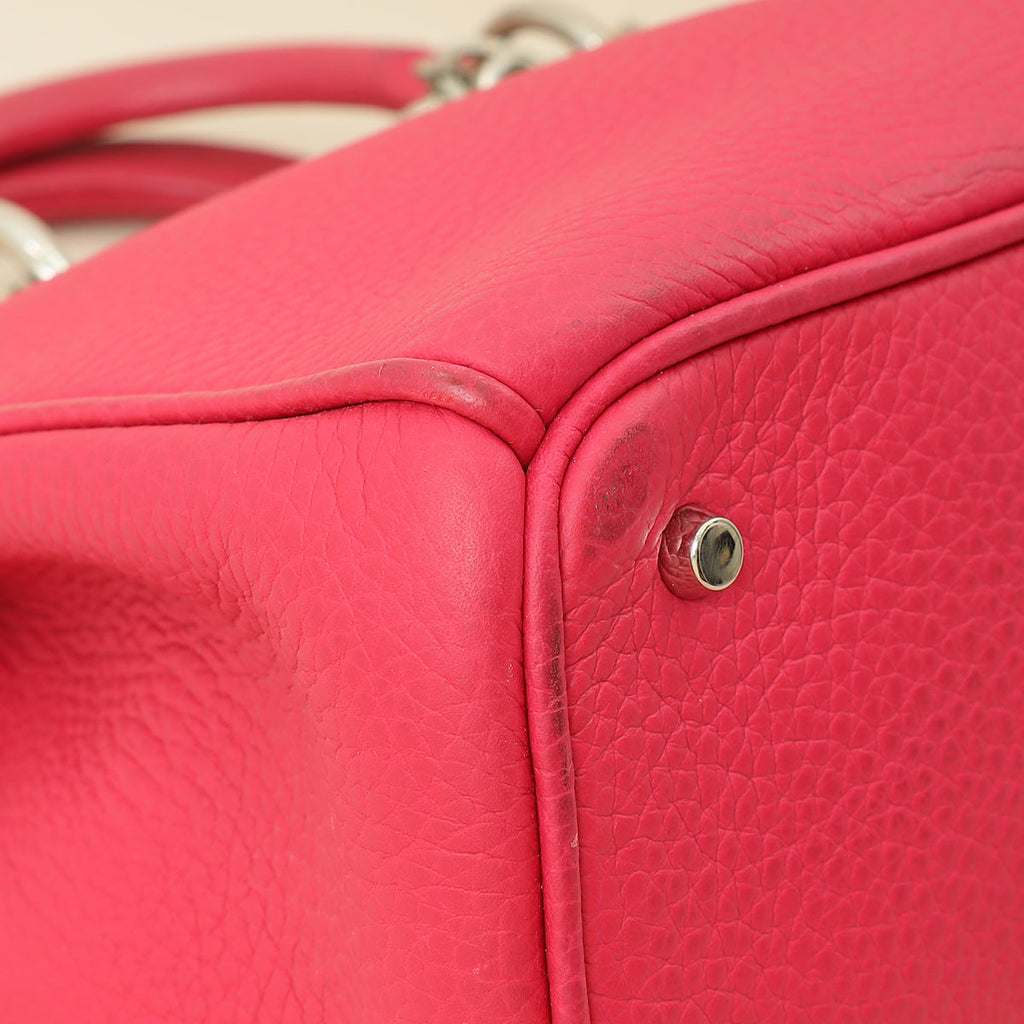 Christian Dior Fuchsia Mini Diorissimo Tote Bag