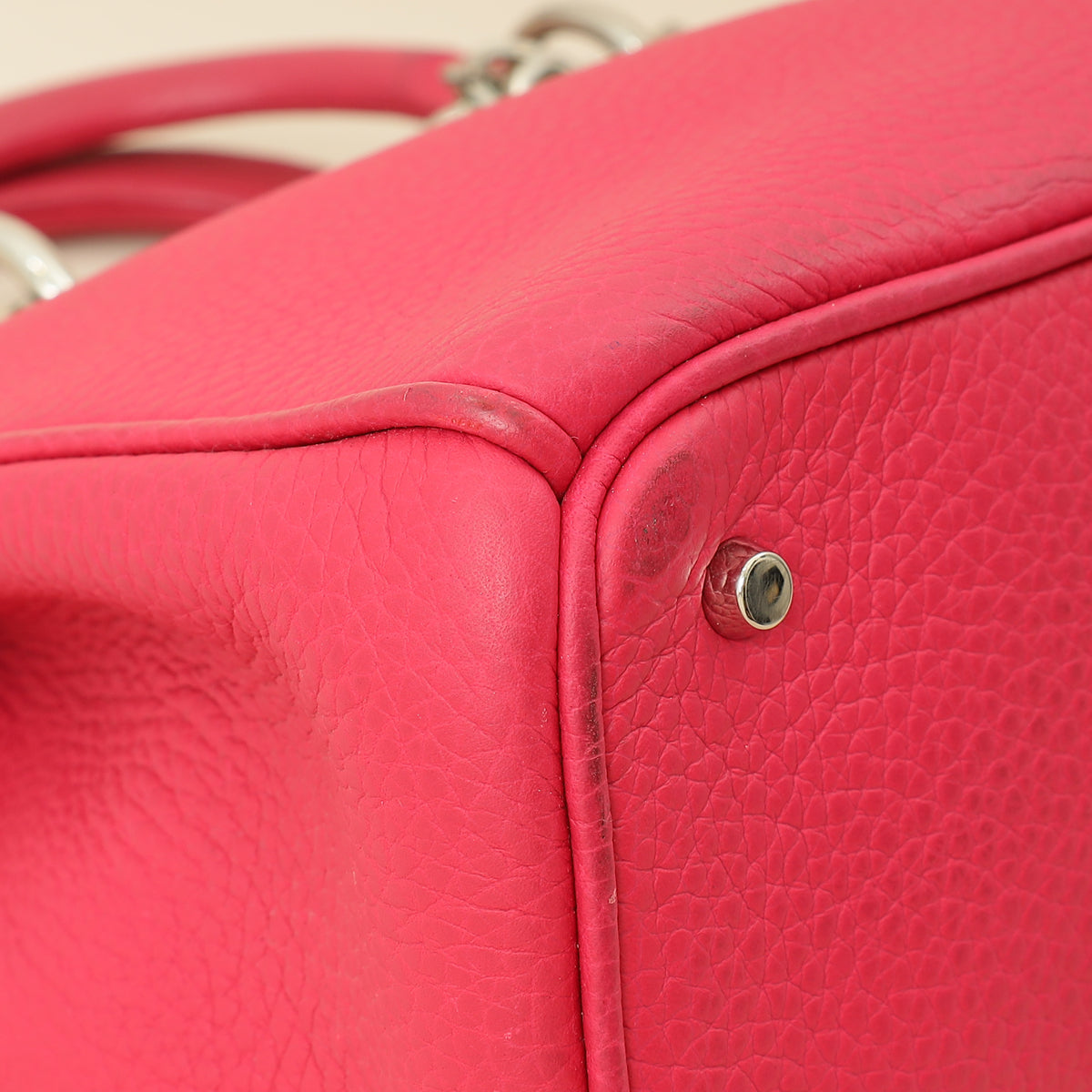 Christian Dior Fuchsia Mini Diorissimo Tote Bag