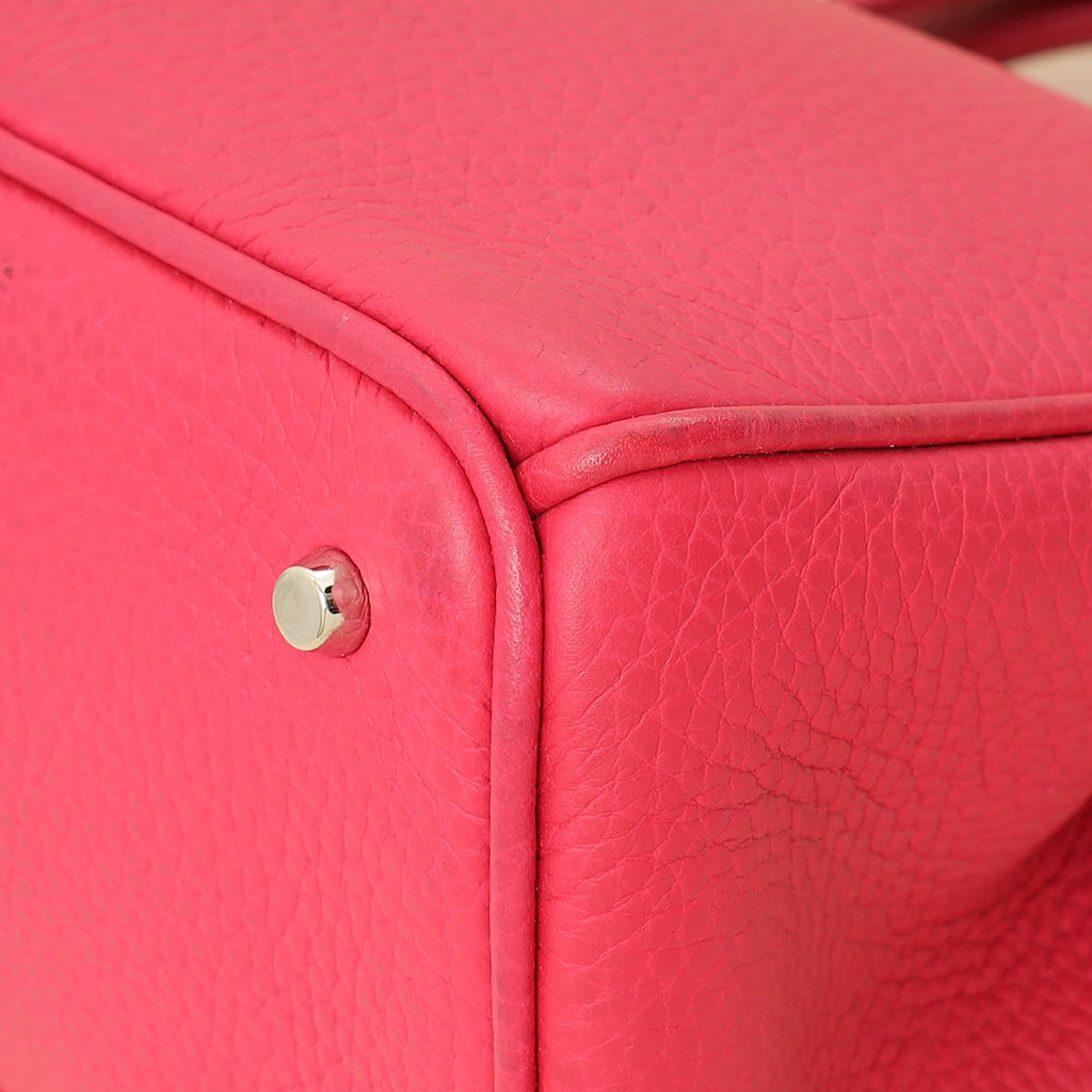 Christian Dior Fuchsia Mini Diorissimo Tote Bag