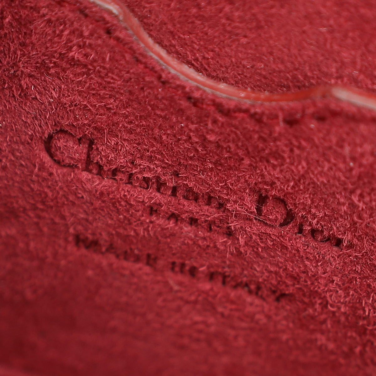 Christian Dior Burgundy Addict Lockbox Bag
