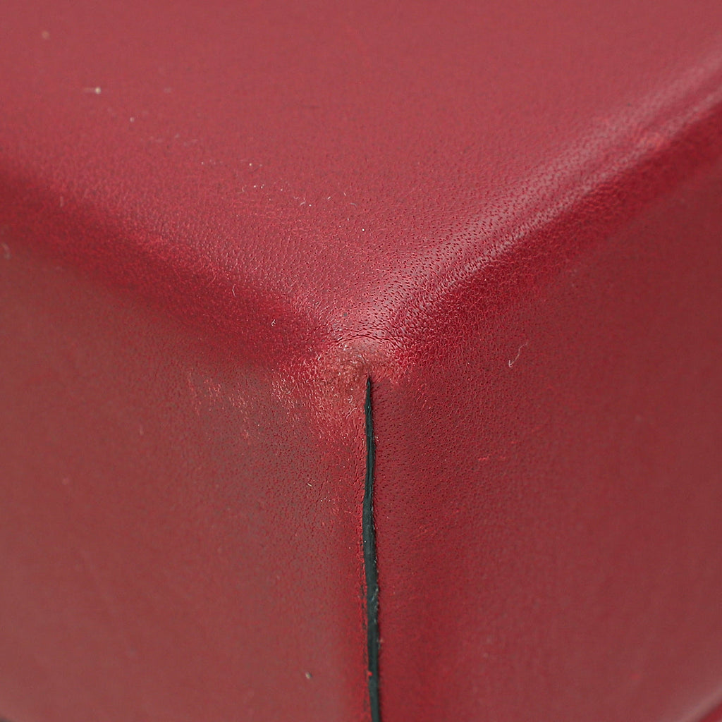 Christian Dior Burgundy Addict Lockbox Bag
