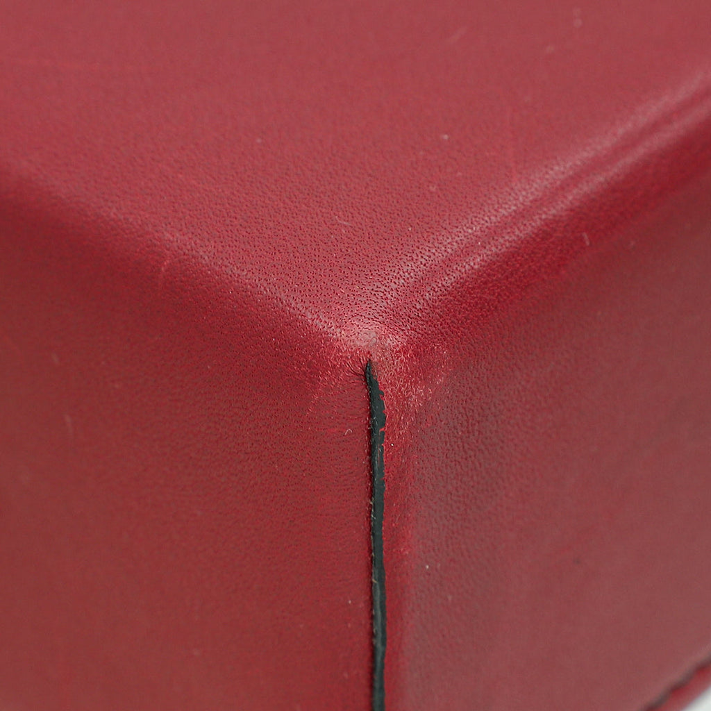 Christian Dior Burgundy Addict Lockbox Bag