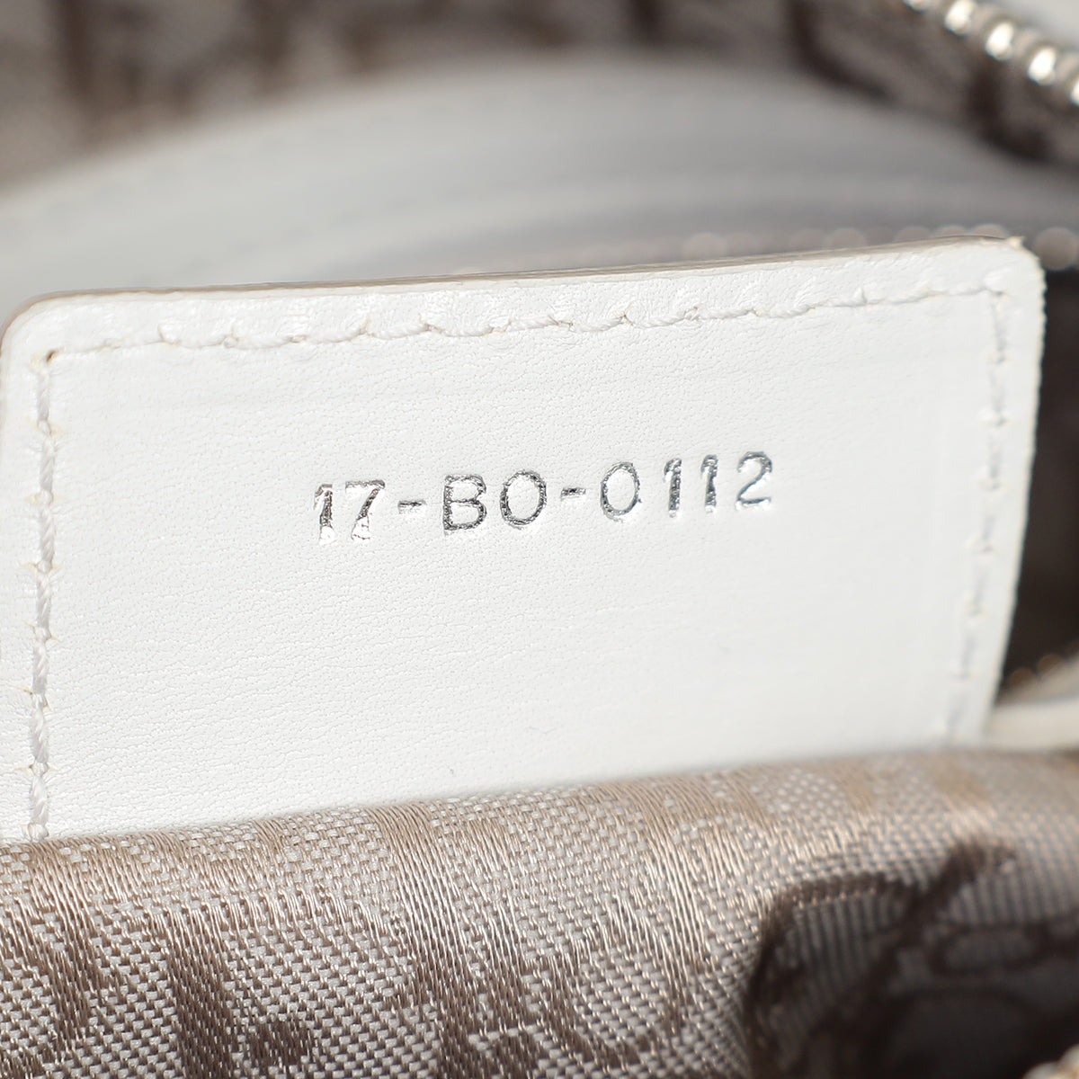 Christian Dior Ghost White Lady Dior Medium Bag