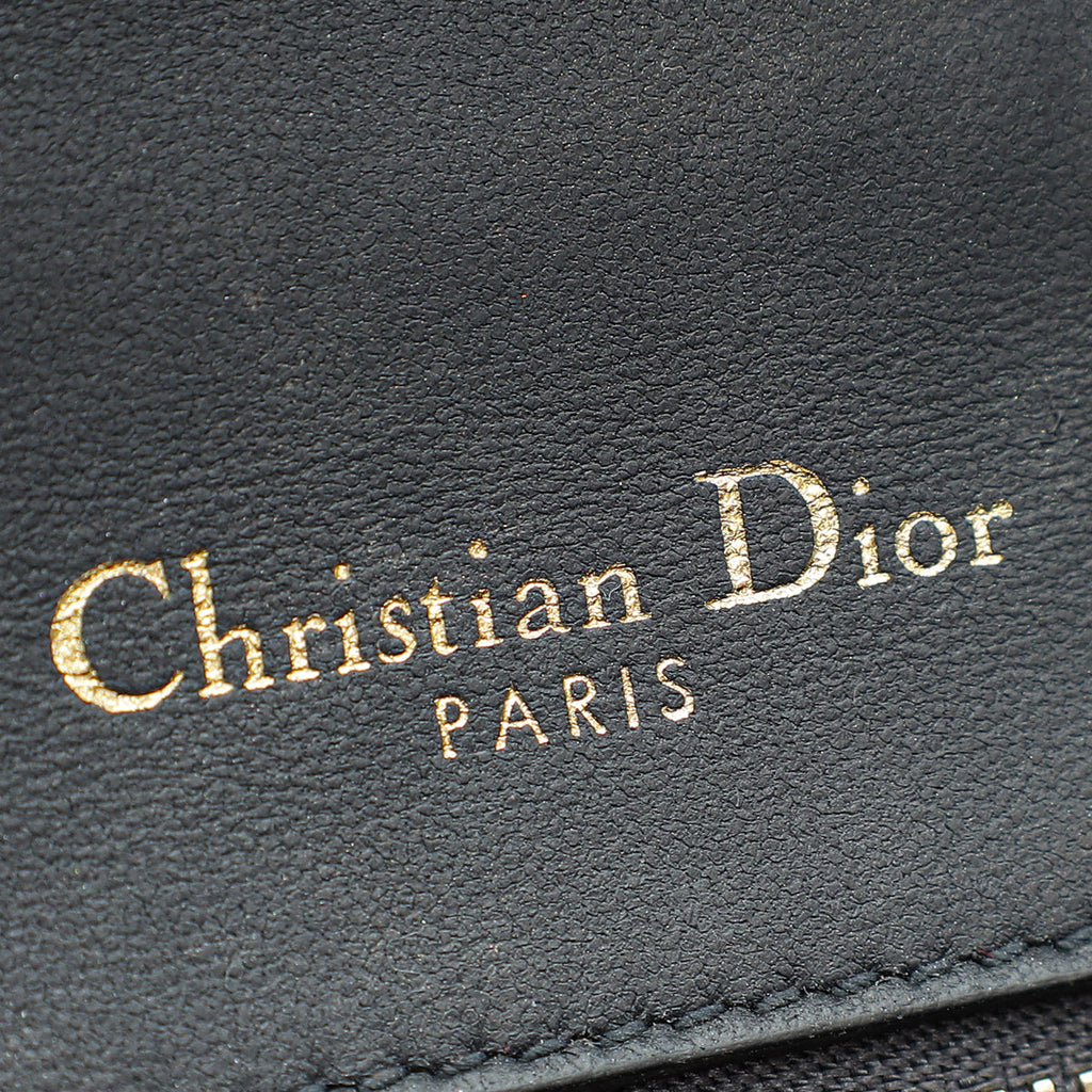 Christian Dior Metallic Champaign Micro Cannage Diorama Small Shoulder Bag