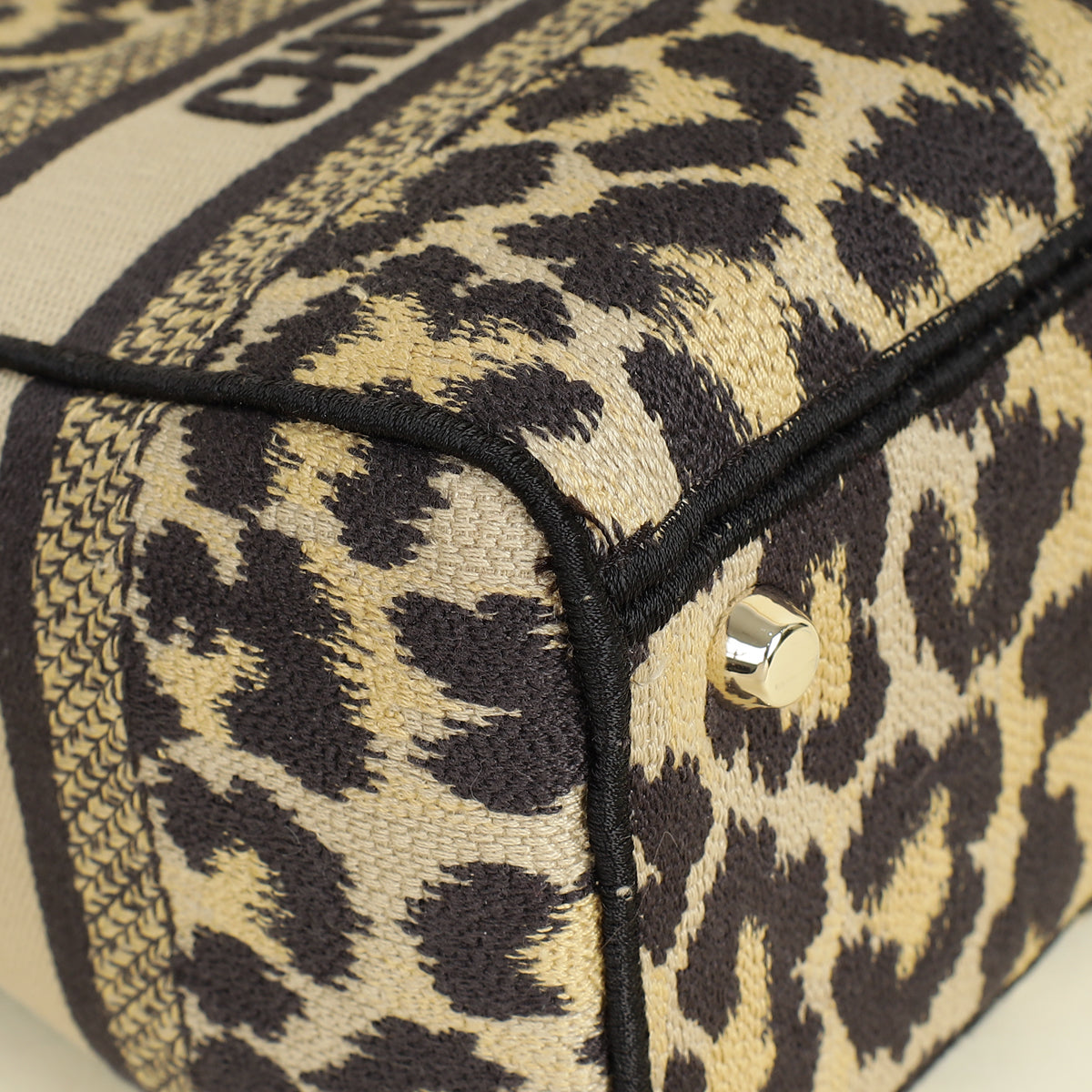 Christian Dior Bicolor Lady D-Lite Mizza Embroidered Medium Bag