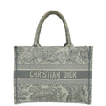 Christian Dior Grey Book Tote Toile De Jouy Medium Bag