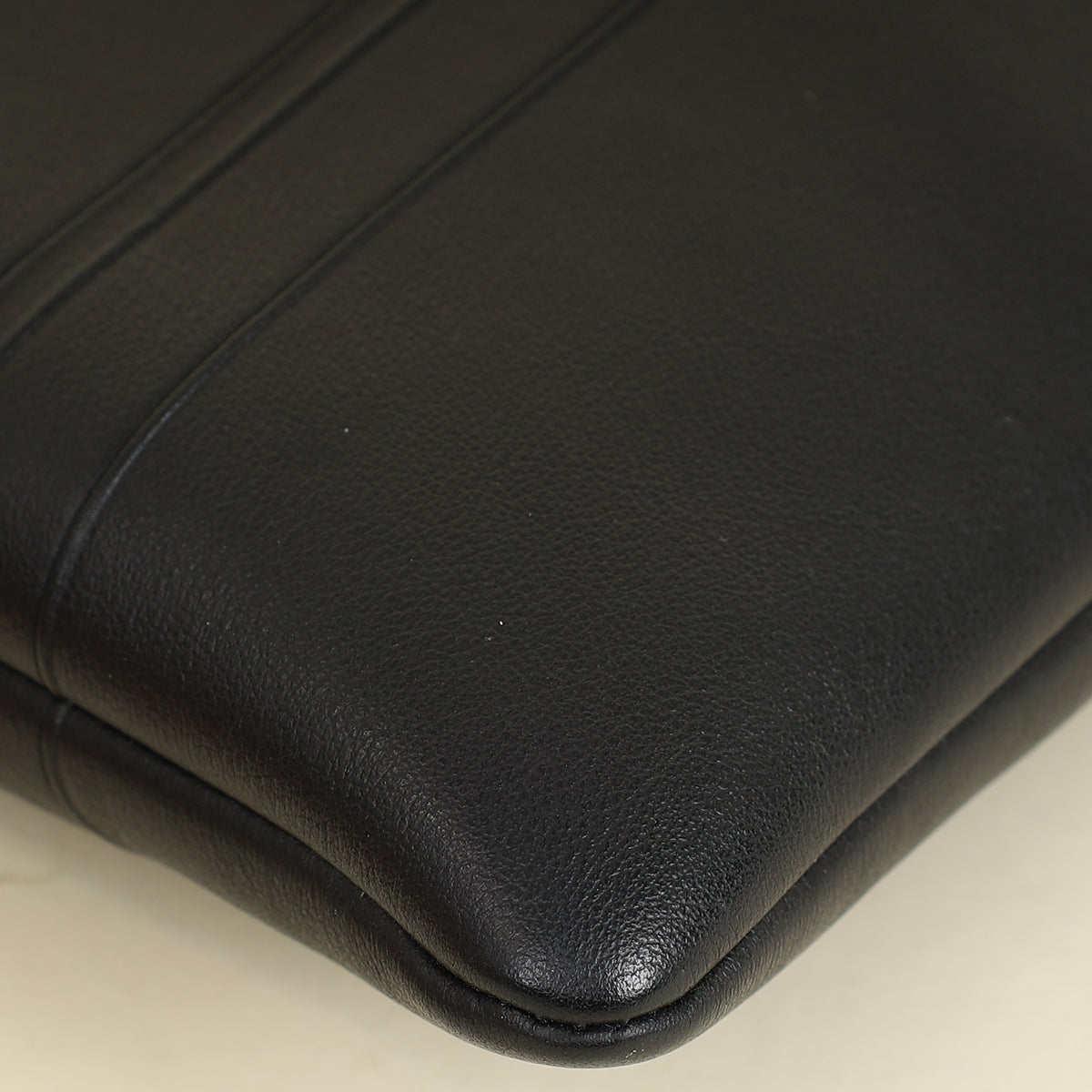 Christian Dior Black "DiorDouble" Zip Medium Pouch