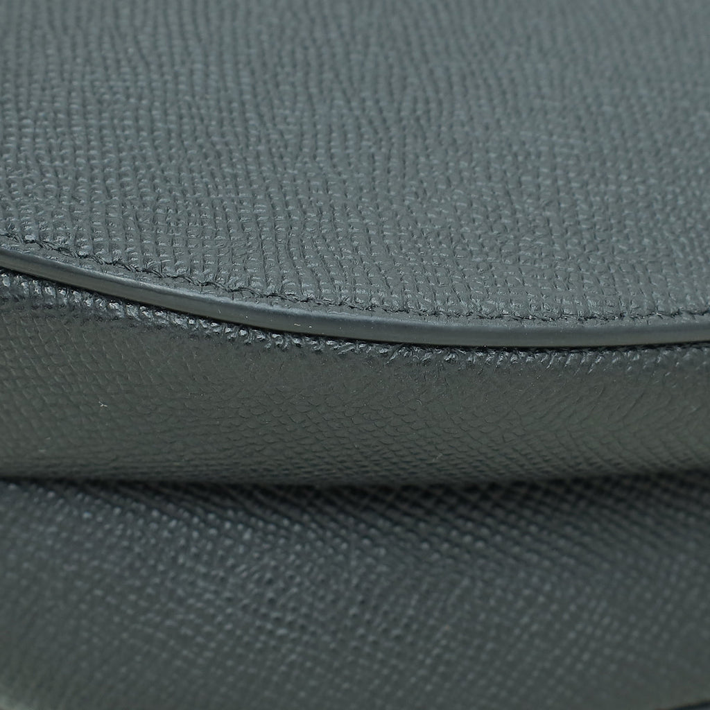 Christian Dior Black Saddle Medium Bag