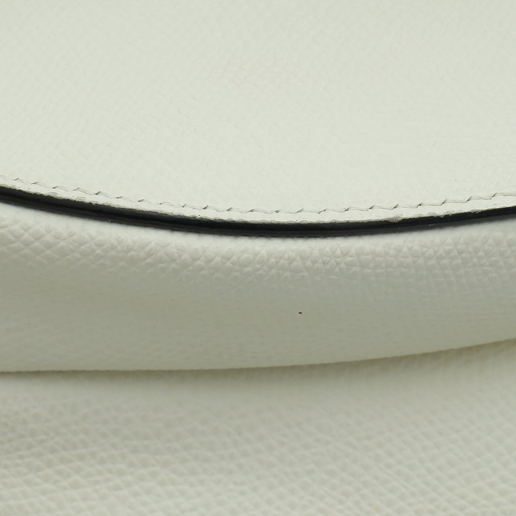 Christian Dior White Saddle Medium Bag