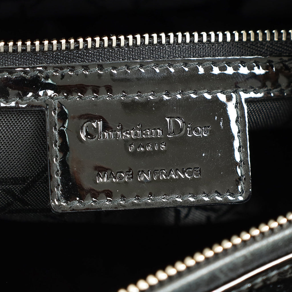 Christian Dior Black Lady Dior Medium Bag