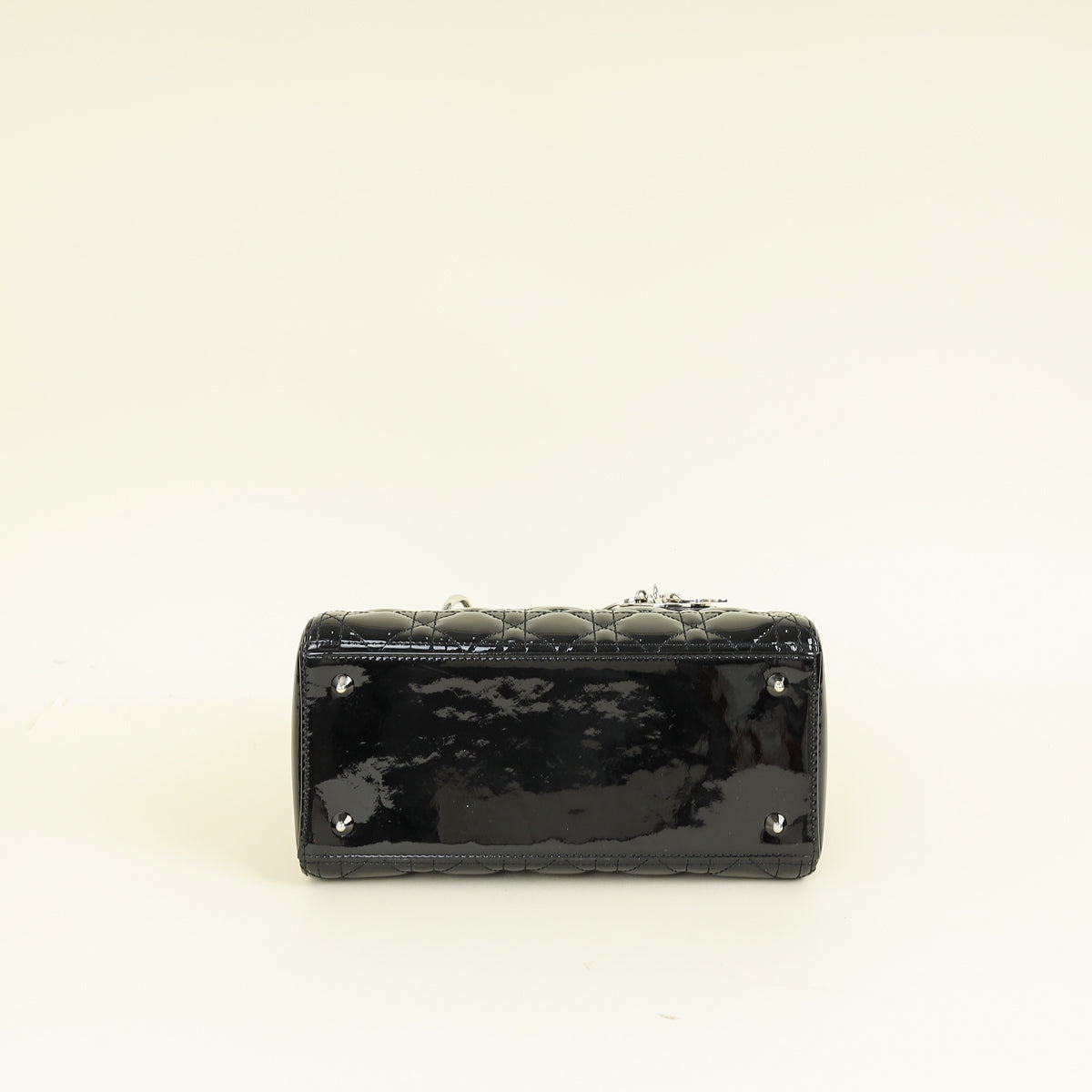 Christian Dior Black Lady Dior Medium Bag