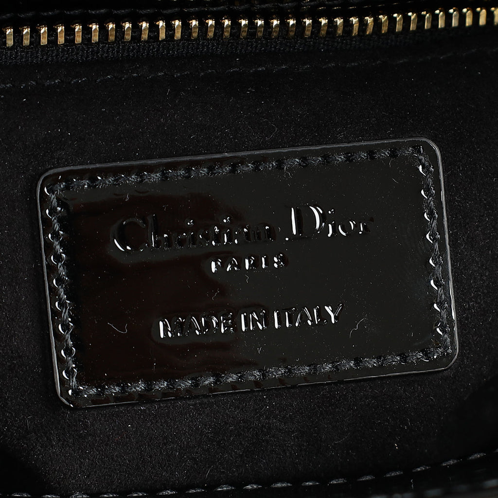 Christian Dior Black Lady Dior Mini Chain Bag