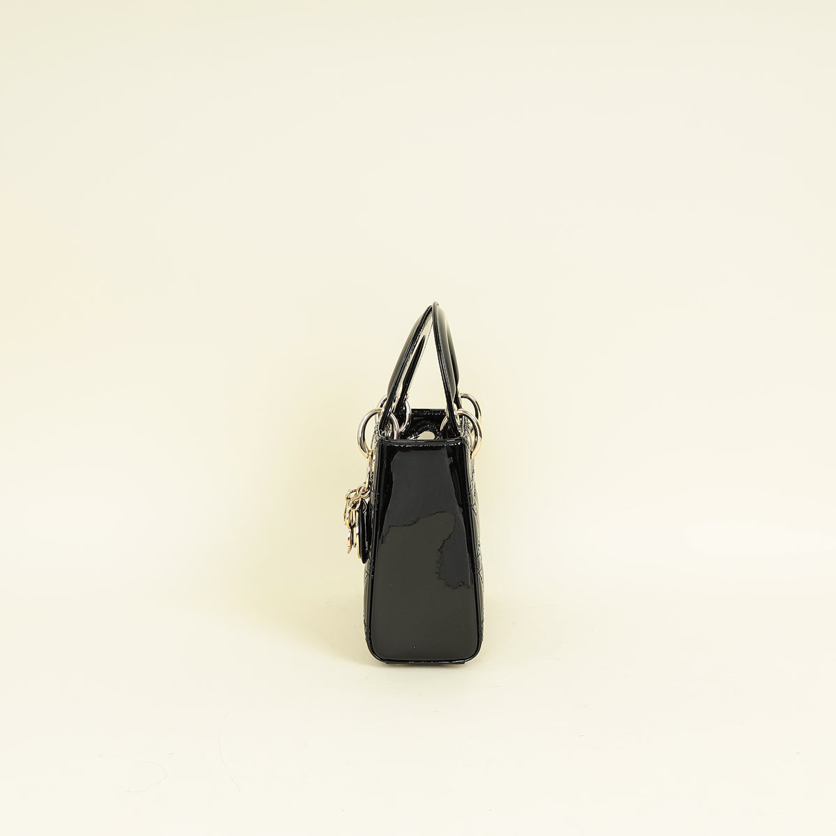 Christian Dior Black Lady Dior Mini Chain Bag