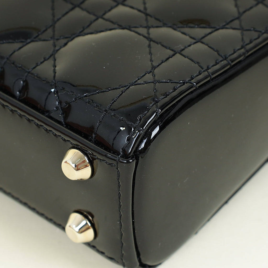Christian Dior Black Lady Dior Micro Bag