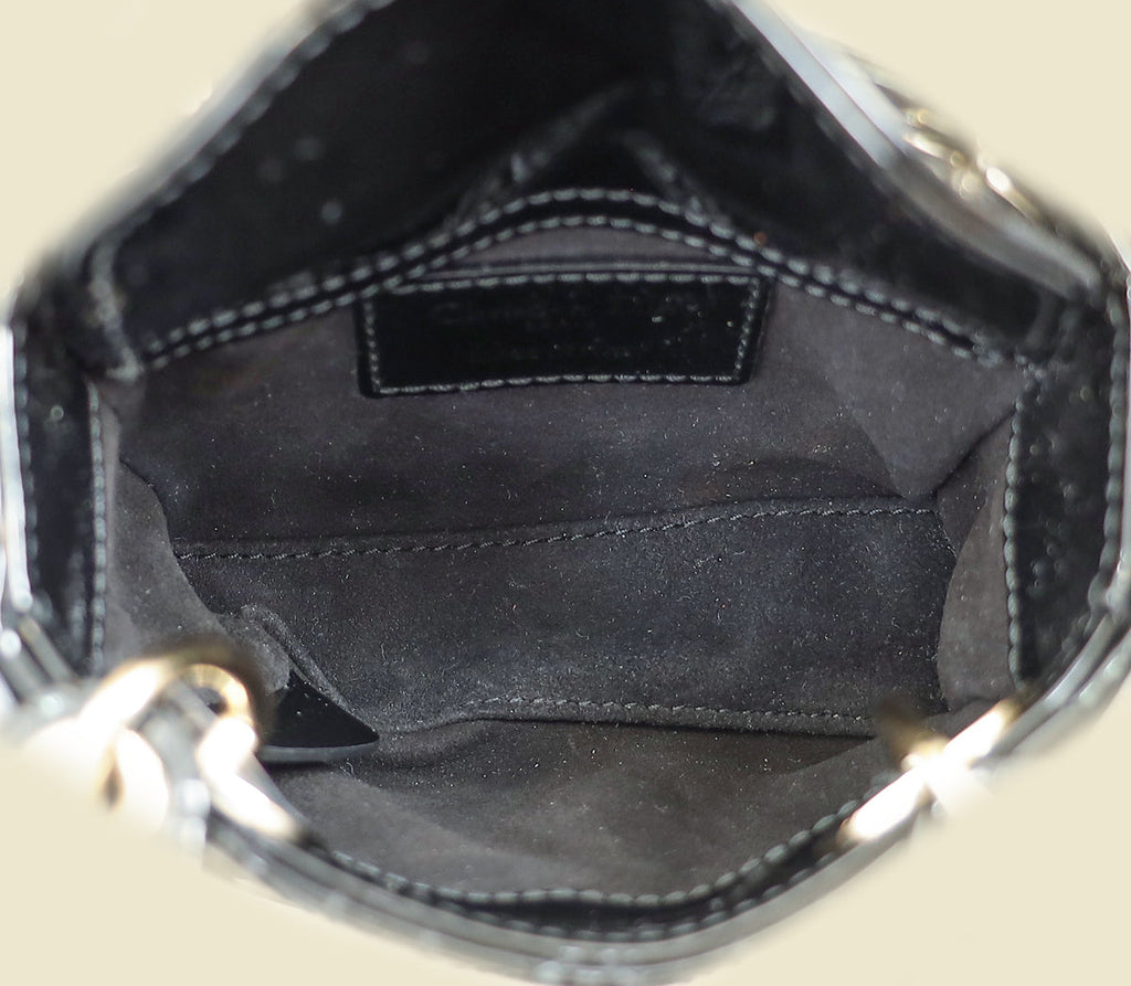 Christian Dior Black Lady Dior Micro Bag