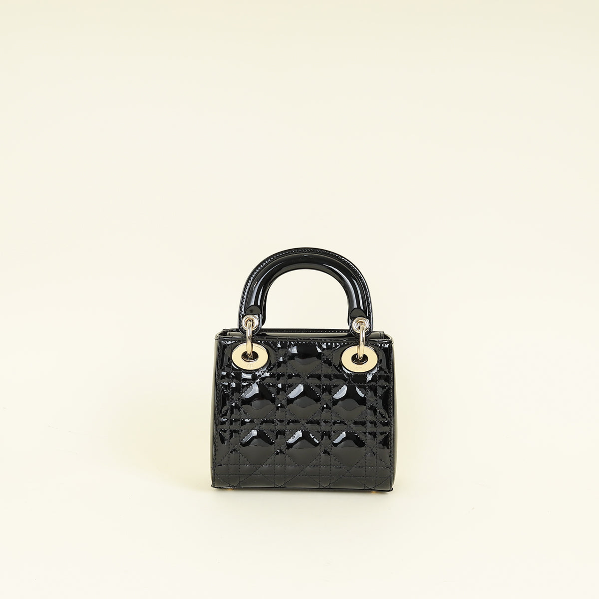 Christian Dior Black Lady Dior Mini Chain Bag