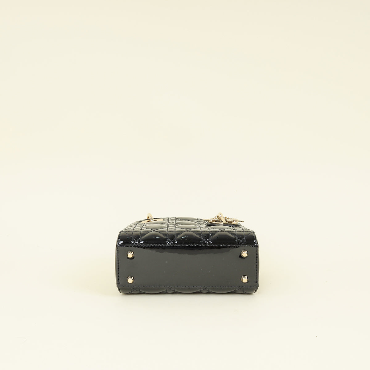 Christian Dior Black Lady Dior Mini Chain Bag