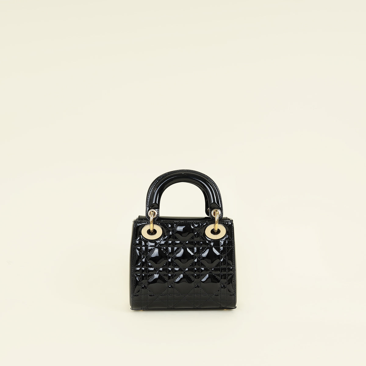 Christian Dior Black Lady Dior Mini Chain Bag