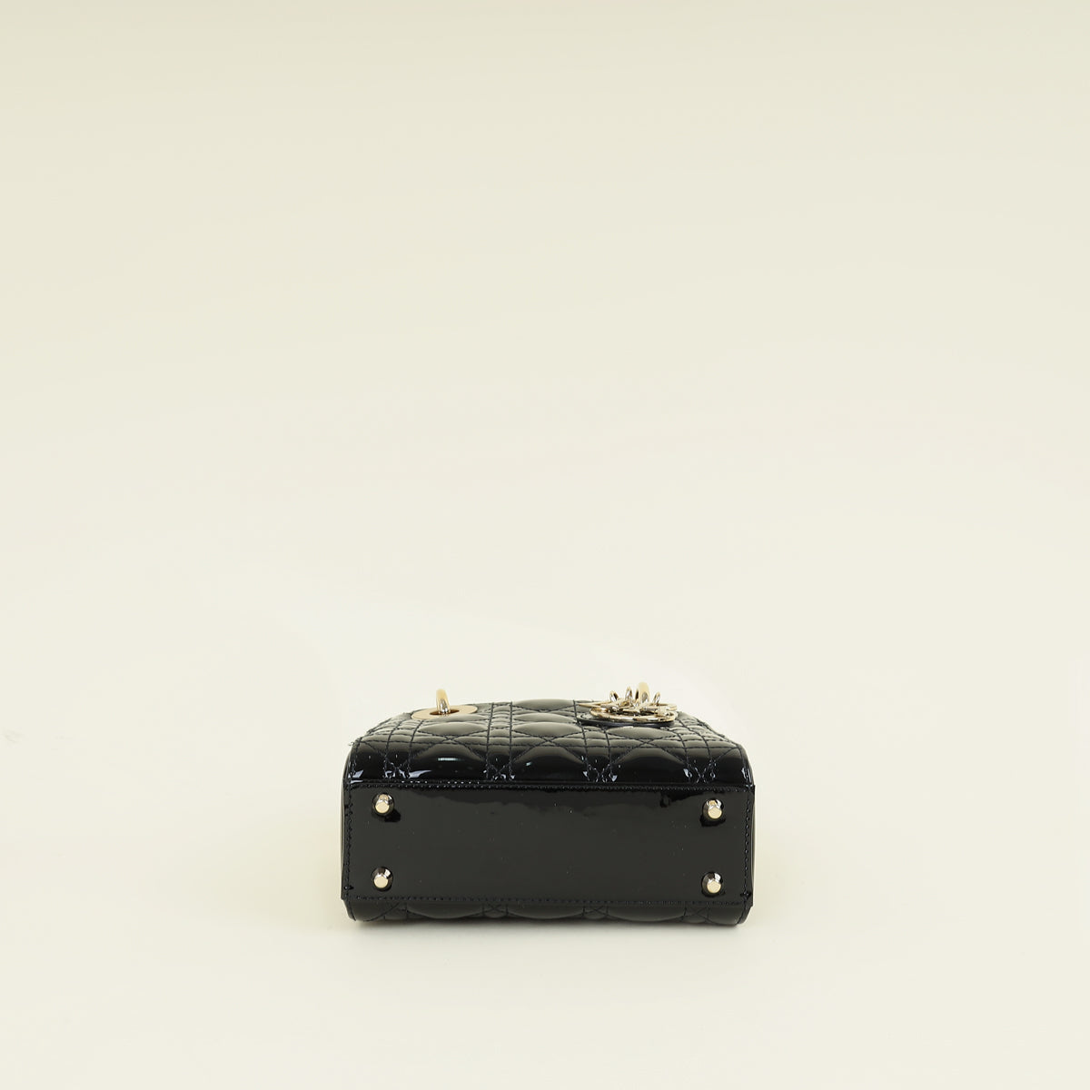 Christian Dior Black Lady Dior Mini Chain Bag