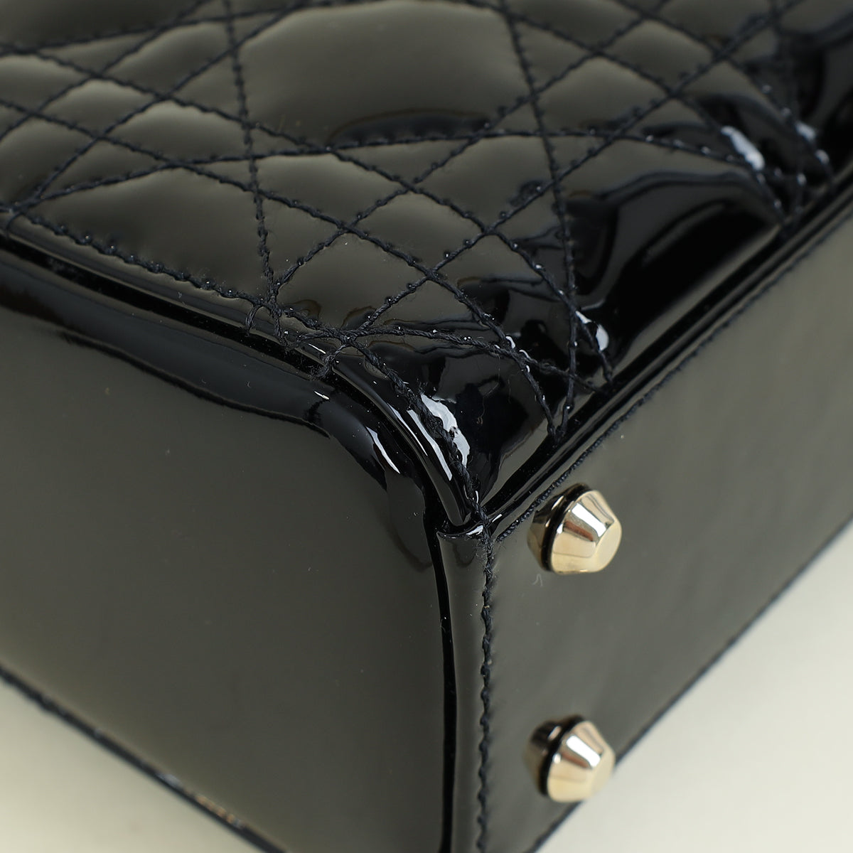 Christian Dior Black Lady Dior Mini Chain Bag