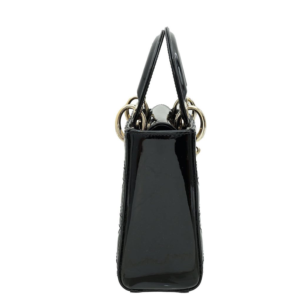 Christian Dior Black Chain Mini Lady Dior Bag