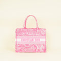 Christian Dior Bicolor Toile De Jouy Book Tote Medium Bag