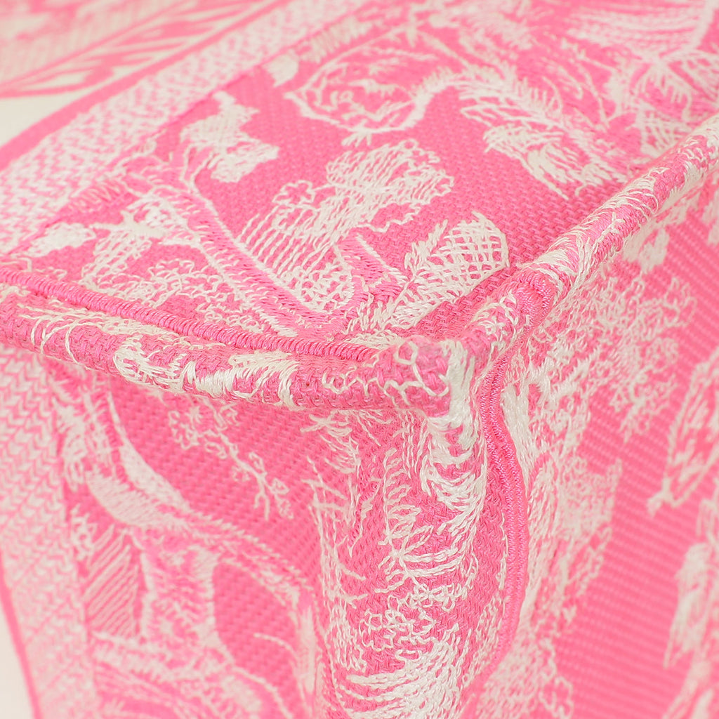 Christian Dior Bicolor Toile De Jouy Book Tote Medium Bag