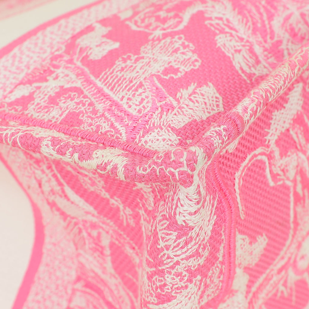 Christian Dior Bicolor Toile De Jouy Book Tote Medium Bag
