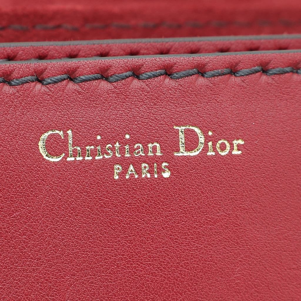 Christian Dior Burgundy Dio(r)evolution Flap Bag
