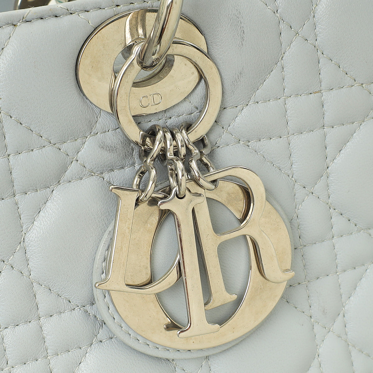 Christian Dior Bicolor Lady Dior Large Bag