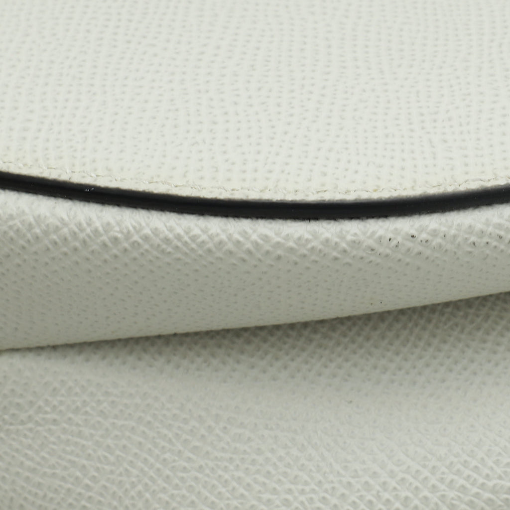 Christian Dior White Saddle Medium Bag