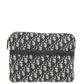 Christian Dior Navy Blue Oblique Dior Travel Travel Kit Pouch
